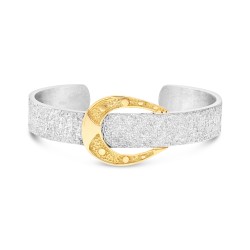 Bracelet argent et or jaune